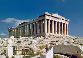 This picture shows the Parthenon in Athens, Greece.